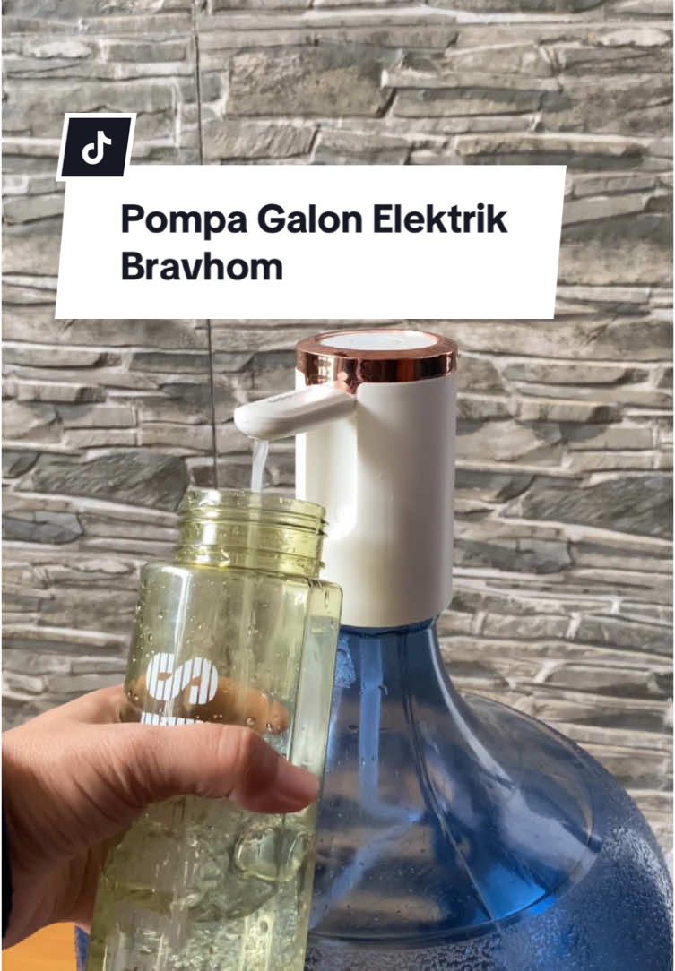 Pompa galon elektrik dari Bravhome , modelnya cakep debit air yg keluar juga ini lebih cepat ya jadi ngga pegel nungguin , bisa pilih warna di keranjang kuning bisa COD juga dan mumpung harganya lagi spesial banget jadi jangan sampai kehabisan ya .. #pompagalonelektrik  #pompagalon #pompagalonbravhom #bravhom #bravhomindonesia 
