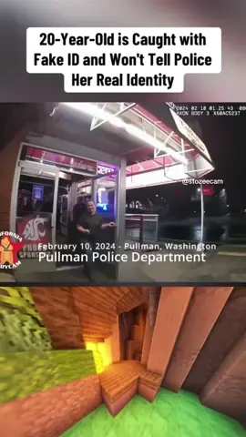 20-year old uses Fake ID and won't tell the police her real identity #cops #bodycam #copsoftiktok #usa🇺🇸 #police #fyp 