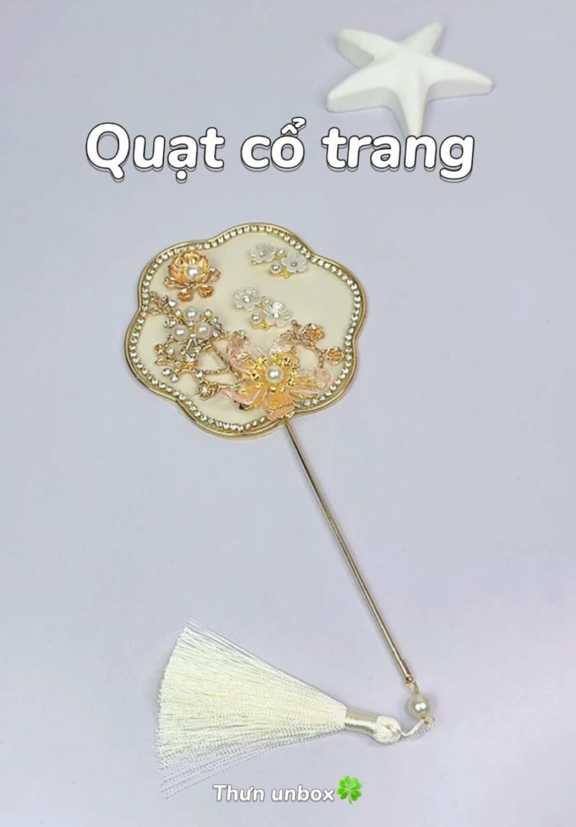 Quạt cổ trang #quatcotrang #xuhuong #goclamdep #reviewlamdep 