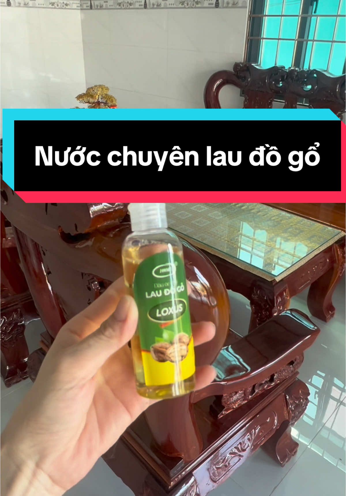 Nước chuyên lau đồ gổ 1 chay mấy chục cành #muasam #dadung #nuoclaudogo #nuoclaugo#dauoccho 