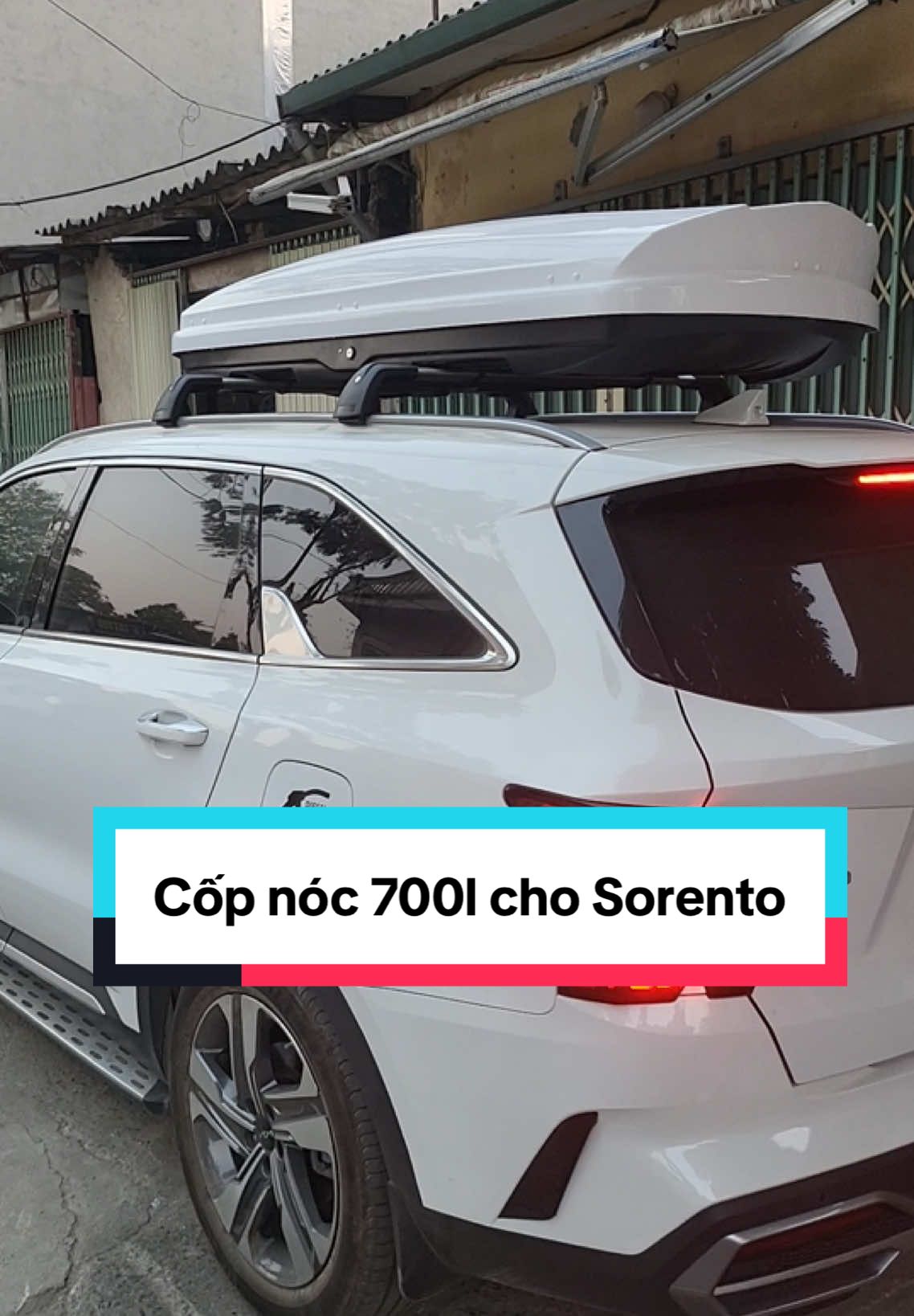 Cốp nóc 700l cho bác sorento #gianocoto #baga #copnocxehoi 