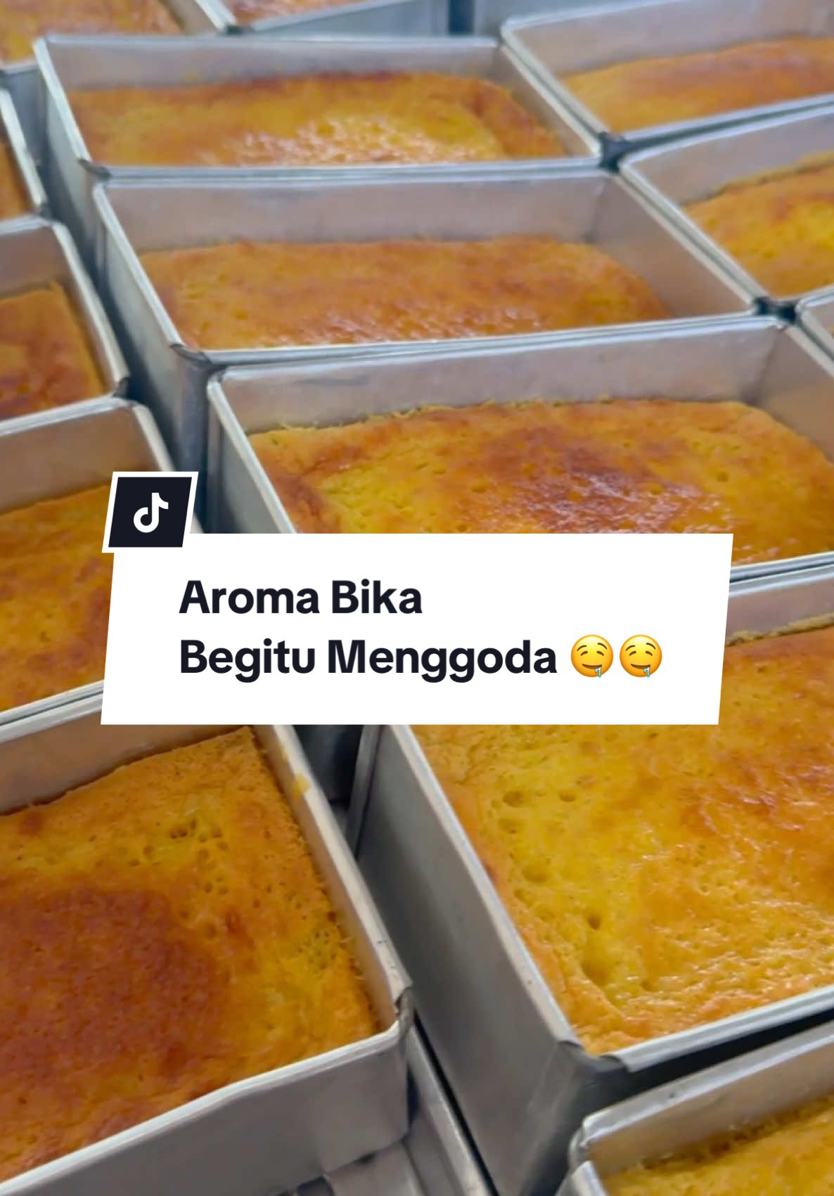 Aromanya wangi bangettt nihh, belum di cicipi aja udah semenggoda ini 🤤🤤 #cake #bika #bikaambon #cemilan #kuesarangsemut #kuebika #bilambonalifsbakery #spesialiskuehantaran #alifsbakeryncookies 