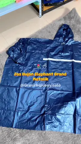 Jas hujan Elephant Brand Metalik siap menemani kesayangan di musim penghujan ini☔️😍#bahanpremium #jashujanmurah #jashujanelephant #jashujan #jashujanlengkapdanmurah 