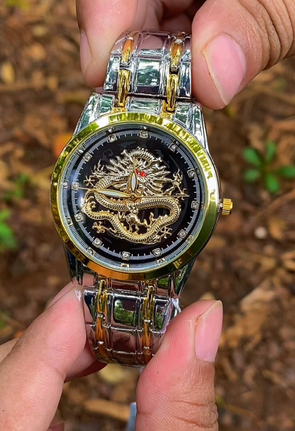 Jam tangan keren model gambar naga #jamtanganpria #jamtangankeren #jamtanganmurah 