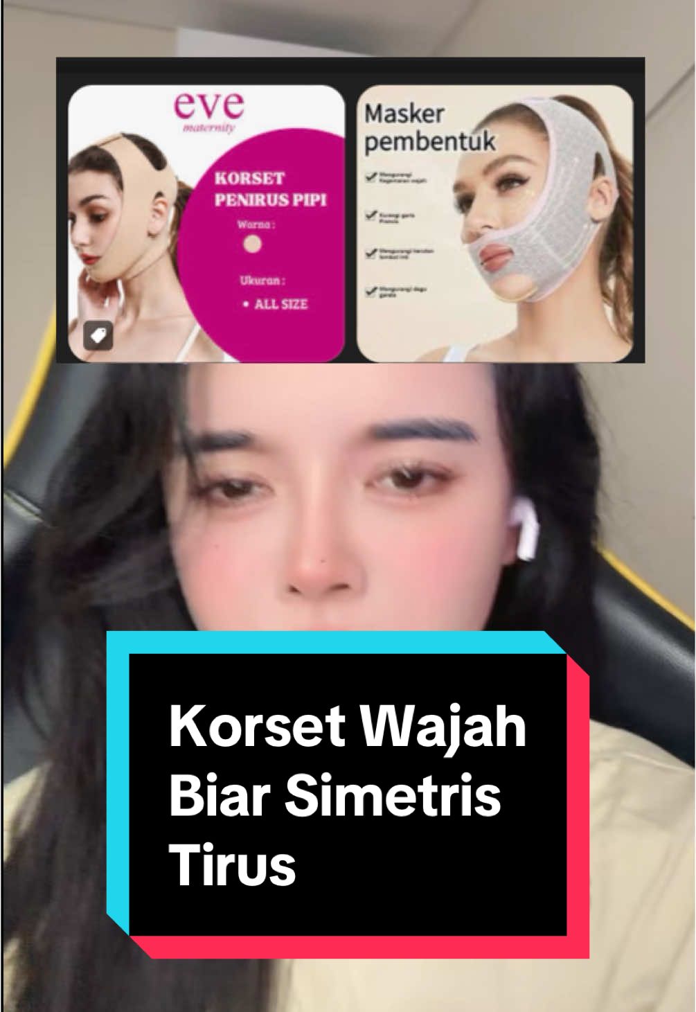 Rame banget yang nanyain dari waktu ke waktu. Ga bisa ya. Udah gitu ga nyaman lagi malah breakout area samping pipi loh ntar atau malah bengkak karena terlalu kencang. Ini korset tuh buat post operasi plastik ya kalo ga habis ngapa2in ga bisa merubah wajah tolong ya. Bikin tirus jg ga bisa. Boleh oot #korset #tirus #vshape #corset #facecorset #wajahsimetris #DIY #mukasimetris #lookmaxxing #mewing #rahang #skincare #beauty #bengkak #trend #irritation #sensitive #acneprone #misinformasi #kecantikan