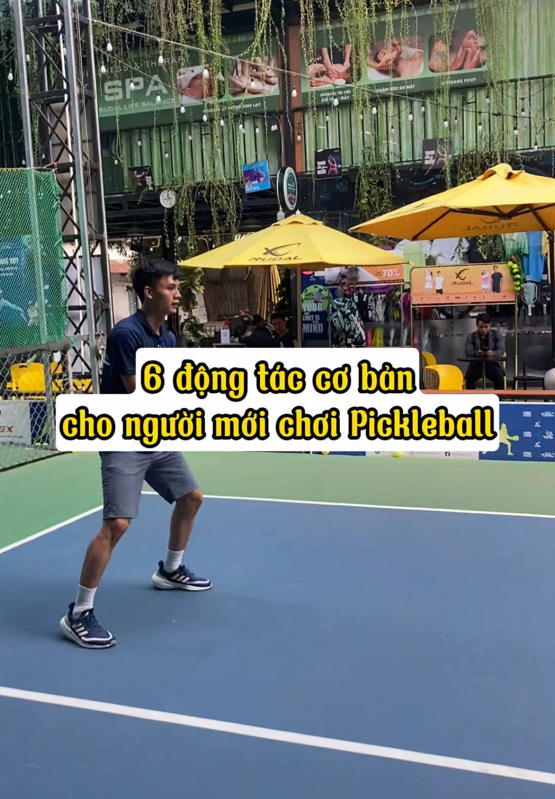 6 động tác cơ bản cho người mới chơi Pickleball. #rudalpickleball #pickleball #socialpickleball #volleypickleball #smash 