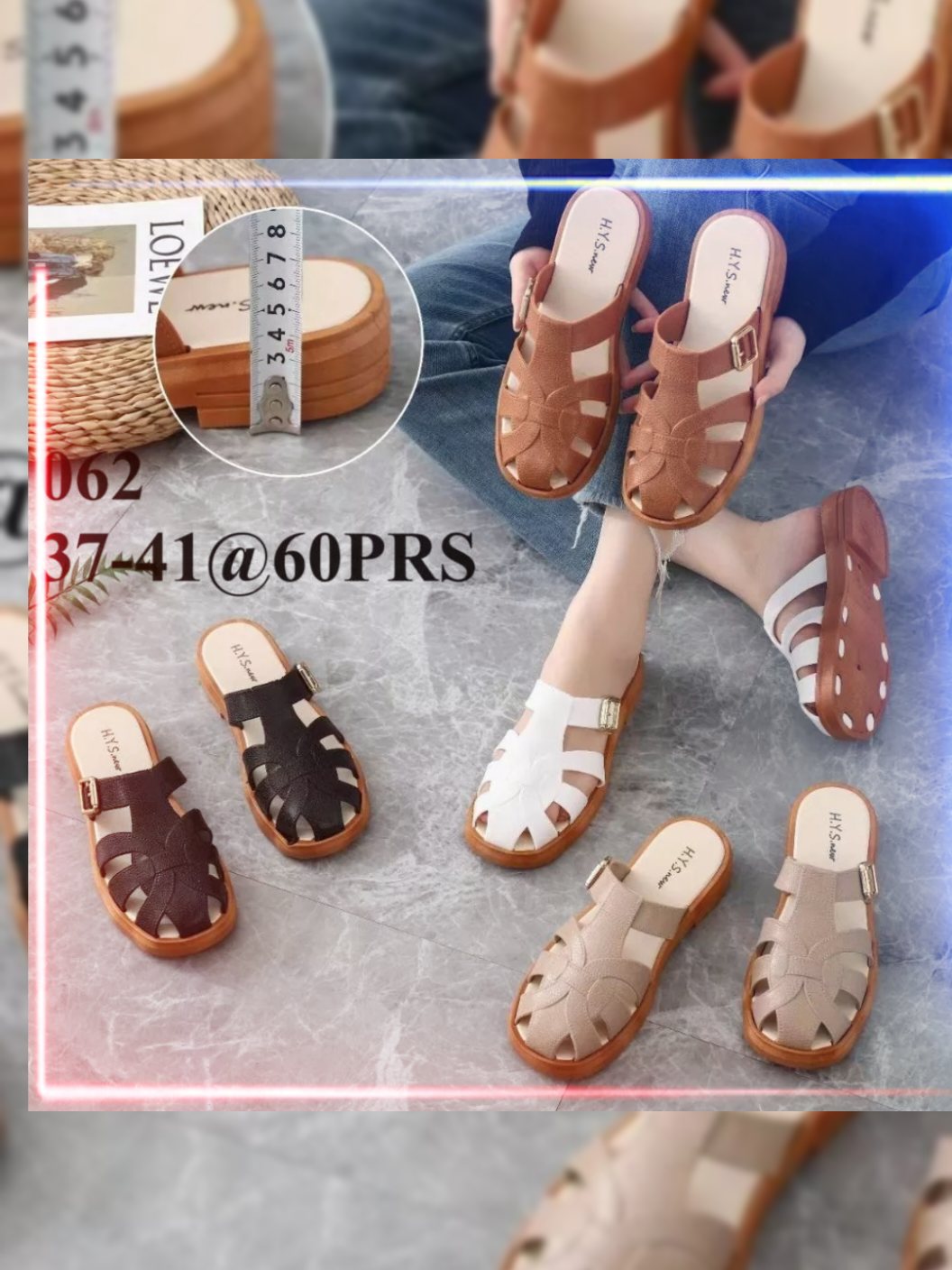 Sandal Jelly Wanita Terbaru/Sendal Slip On HYS 062/Sendal Flat Karet Import Kekinian Detail produk  •Bahan: Karet Jelly •Ukuran : 37-41 •Bahan : Sintetis terbaik •Size Chart Ladies Sandal & Sepatu   •Tinggi 2 CM •37 : 23 CM  •38 :23,5 CM •39 : 24 cm  •40 : 24,5 CM   •41 : 25 CM #sandalkekinian #sandalkoreanstyle #sendalwanita #sandalwanita #sendal #sandal #sandaljelly #sandalslipon #sandalflat #sandalflatwanita 