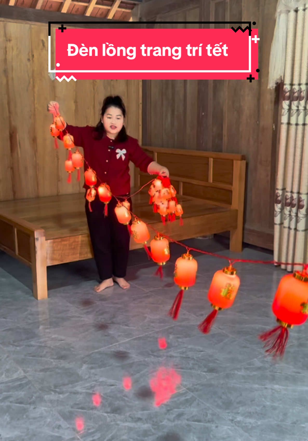 Đèn lồng trang trí tết #denlong #denlongtrangtritet #denlongtrangtri #xuhuong 