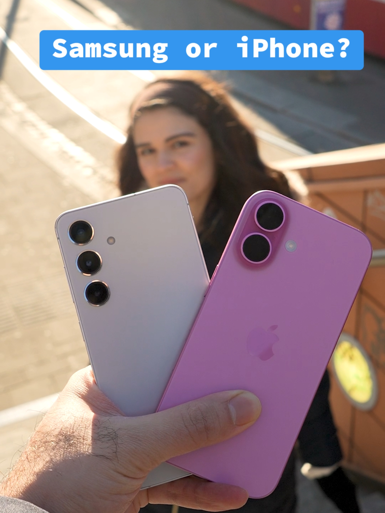 iPhone 16 vs. Samsung Galaxy S24 #iphone #samsung 