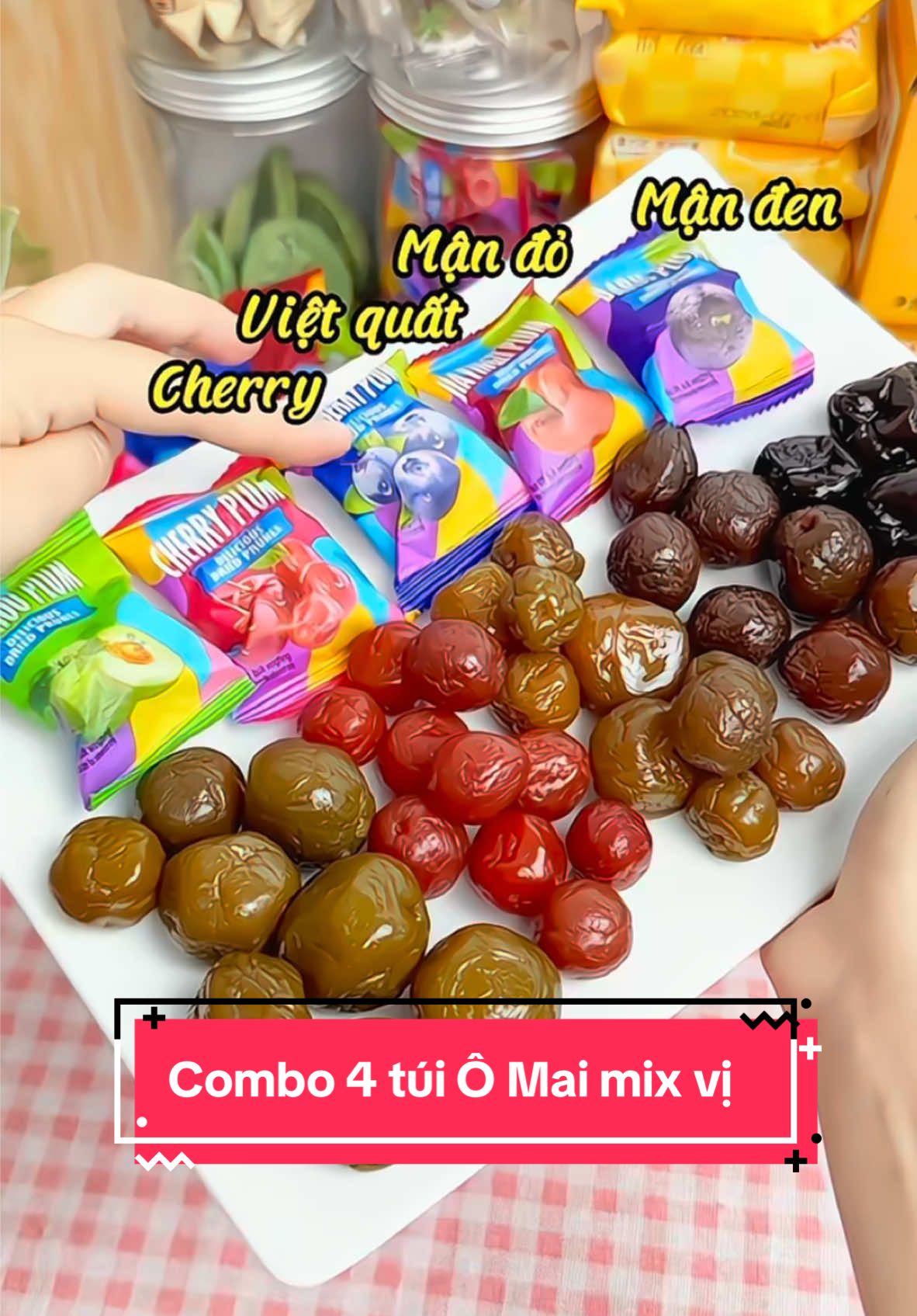 Combo 4 túi Ô Mai mix vị #omaimixvi #keoomaimixvi #byntchuyengiadung #omai #omaimixvi #omaisaugion #omaiplumsmixvi #omaimixviplum #byntchuyengiadung 