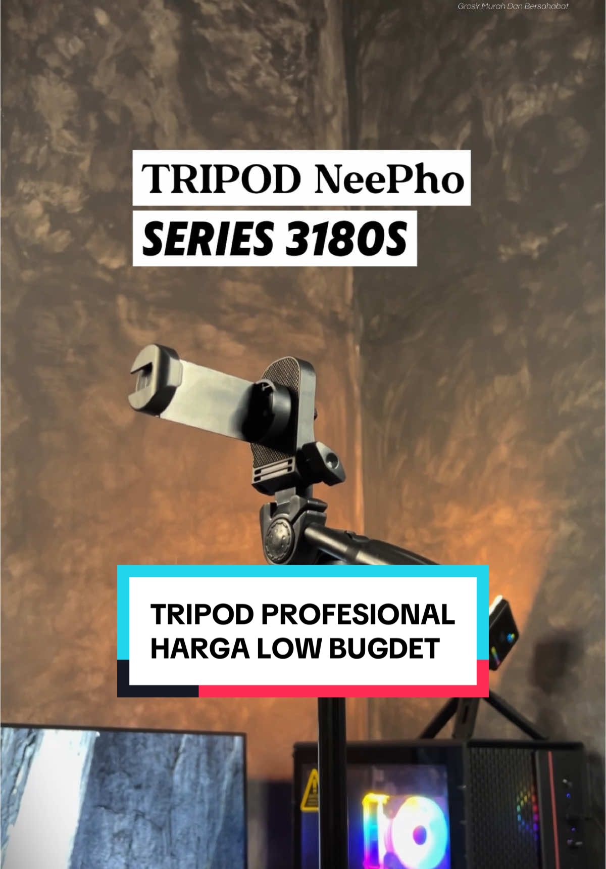 BARU NIH TRIPOD PROFESIONAL DENGAN HARGA LOWBUGDET💸💸#tripod #tripodmurah #alatkonten #kreatortiktok #tripodstand 