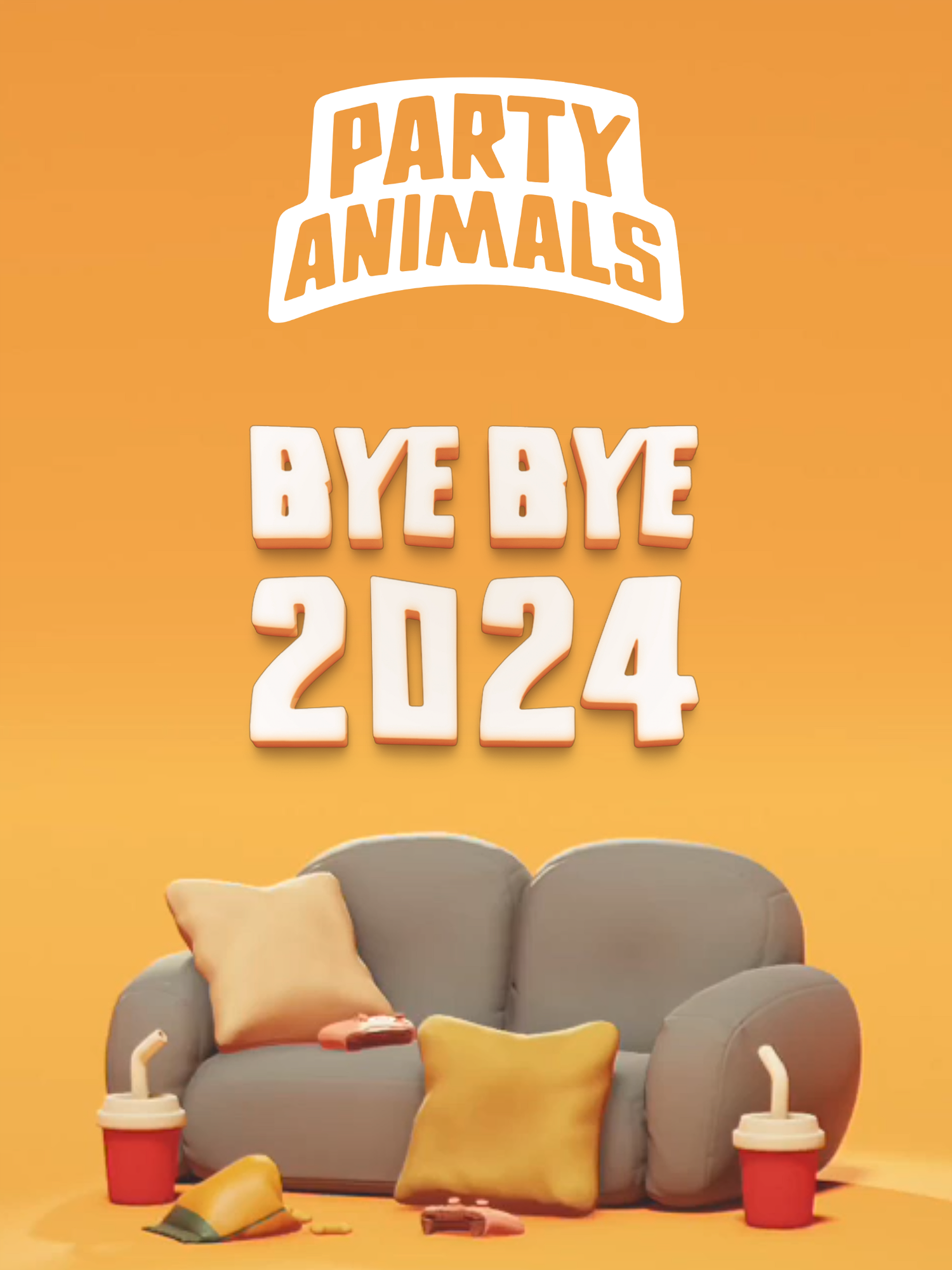 Farewell 2024!👋 Drop your Party Animals memories in the comments below!✨ #partyanimals #steam #xboxgamepass #2024 #2025