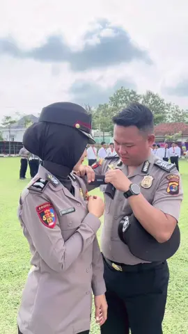 Officialy Brigadir💚 #kenaikanpangkat #polri #couple #polwan 
