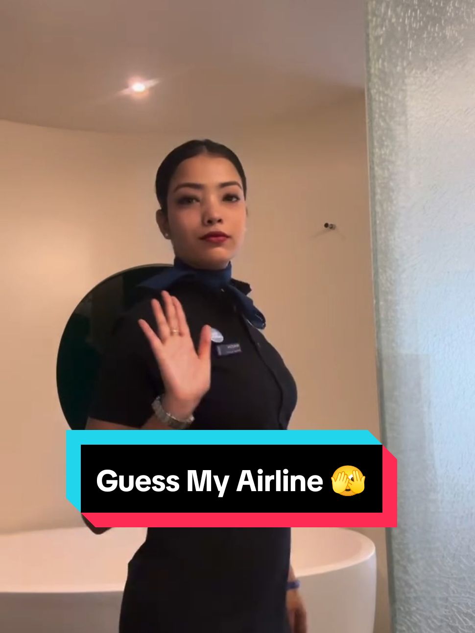 #creatorsearchinsights  Beautiful cabin crew can you Guess my Airlines??  . . . . . #aviation #flightattendant #aviationlovers #cabincrew #airhostess #airhostessgirl #aviationtiktok #cabincrewlife #beautifulcabincrew 