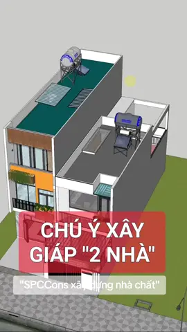 XỬ LÝ GIÁP MÍ HAI NHÀ #SPCCons  #nhathauuytin  #kinhnghiemxaynha 