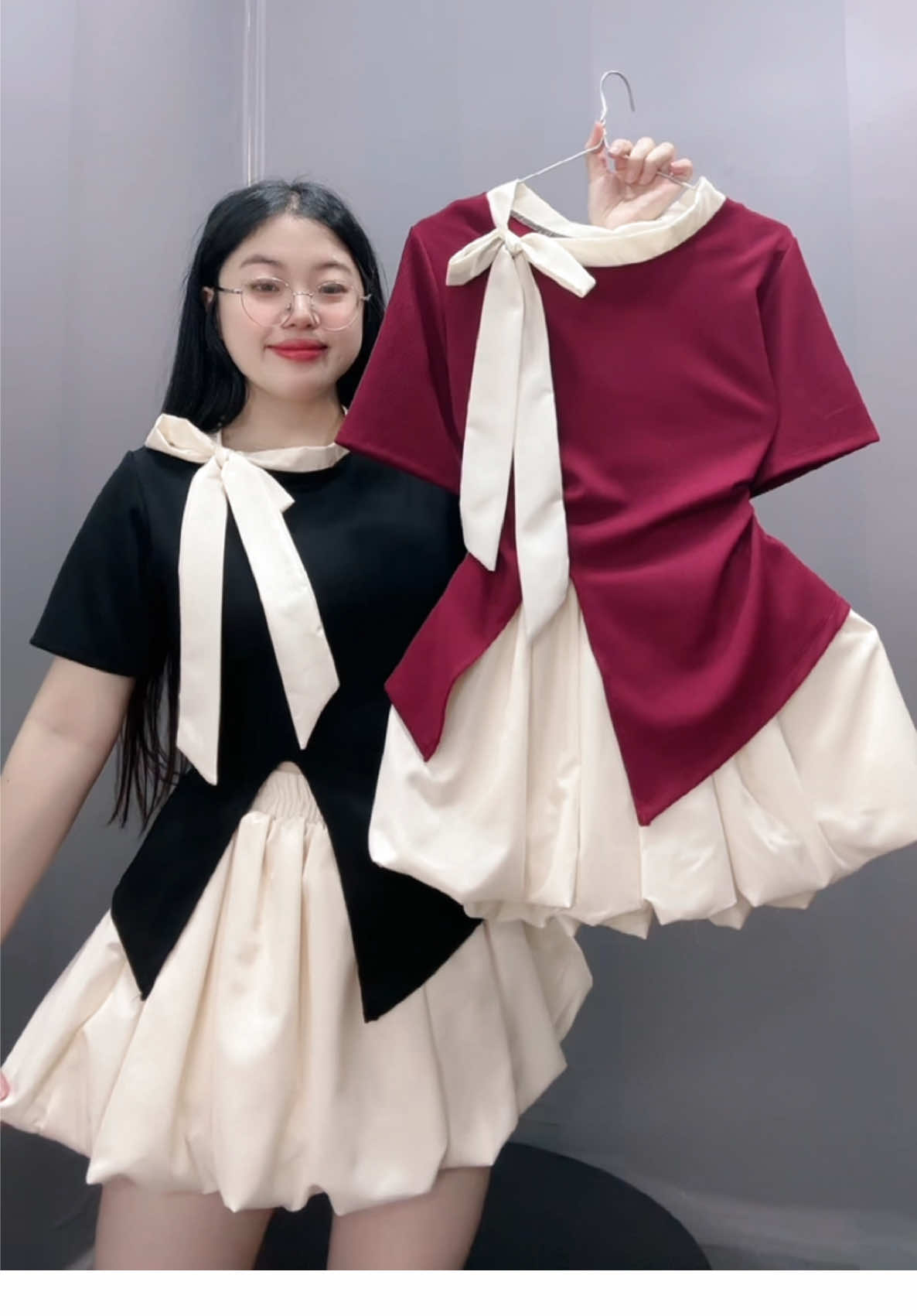 Set Ngoan Xinh Yêu Cho Chị Em Chuppy Nhà Mình Đón Tết ✨🧧🎇#bigsizeconho #bigsizefashion #bigsizegirls #setbigsize #aovaybigsize #outfitmactet #outfitideas #tet #tetnguyendan #tetnguyendan #chanvaybigsize #Cuoivuilayvia #damvaybigsize 