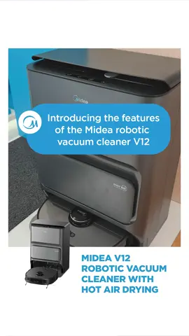 Meet the future of cleaning: The Midea V12 Robotic Vacuum Cleaner! Smart, efficient, and ready to tackle every corner with ease. #MideaMalaysia #MakeYourselfAtHome #WorldClass #No1AirTreatmentBrand #RoboticVacuumCleaner #HotAirDrying #CrazyFriday #TikTokTech #FYP