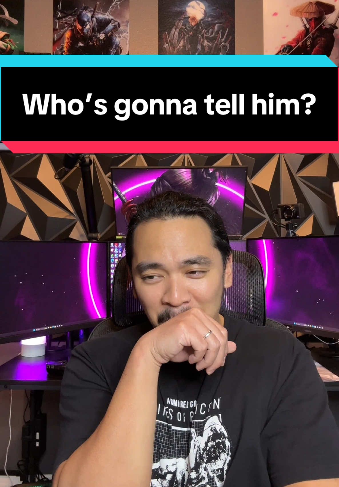 Bro is family #theultimatenerd #GamingSetup #gamingroom #gamer 