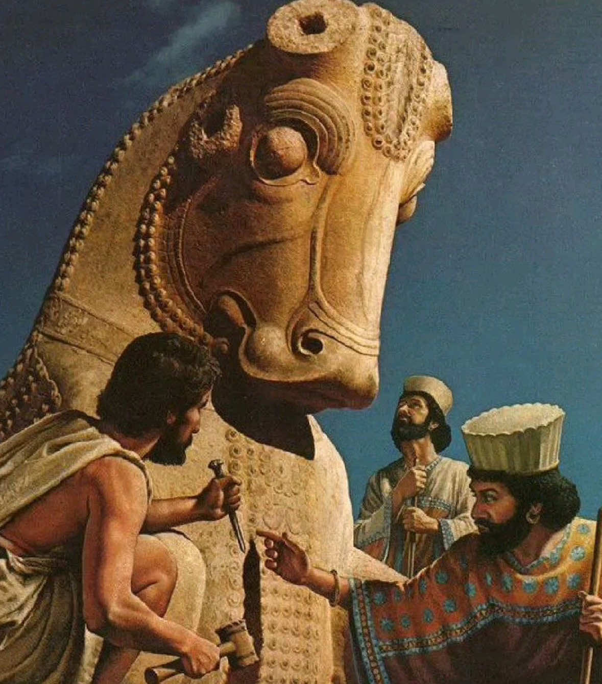 Explanation: Cyrus the Great, over 2,500 years ago, issued the Cyrus Cylinder, the first known documented declaration of policies promoting religious tolerance and the repatriation of displaced peoples. While not a formal declaration of 