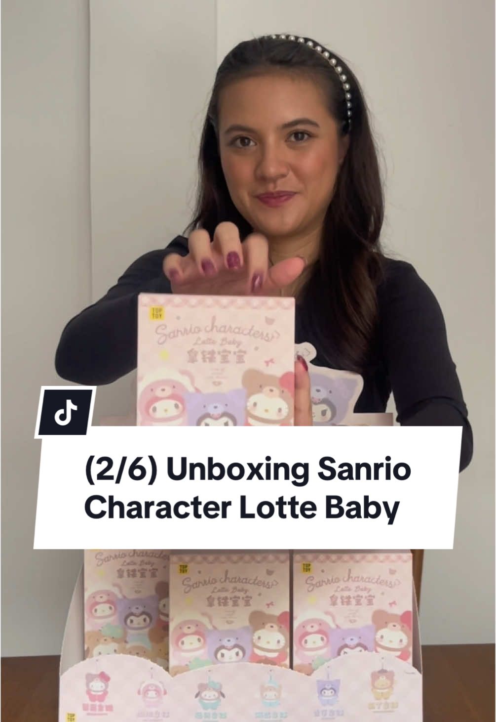 (2/6) Unboxing blind box Sanrio Character Lotte Baby🌲🥰😍 #unboxing #sanrio 