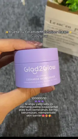 Moisturizer Glad2Glow ungu untuk memperbaiki skinbarier✅✨ #glad2glow #g2g #skincare #skincareroutine #fypviral #moisturizerglad2glow 