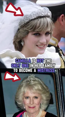Camilla is not the only one in her family to become a mistress.#princessdiana #camilla #kingcharles #rf #royal #queen #fypシ #britain #king 