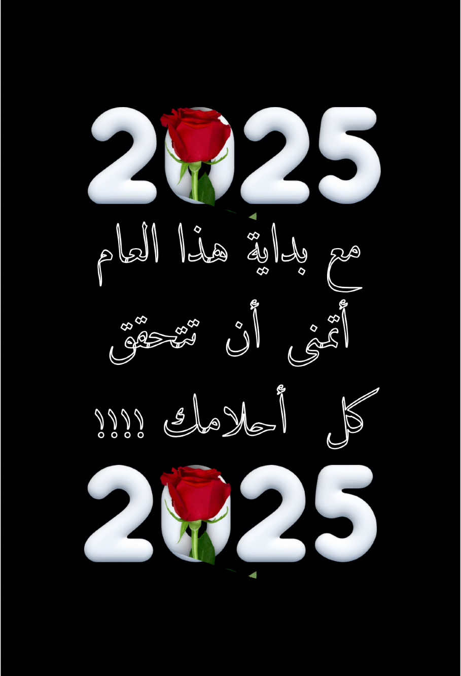 كل عام و أنتم بخير #سنة_جديدة #2025 