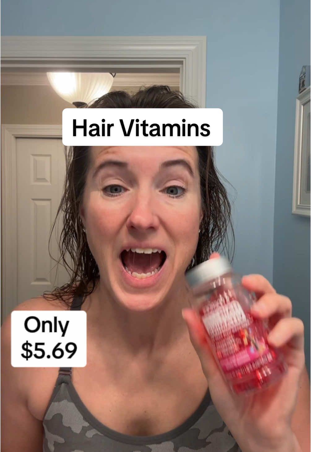Give your hair the vitamins they deserve. #hairvitamins #hairvitaminserum #hairserum #hairoil #hydratedhair 