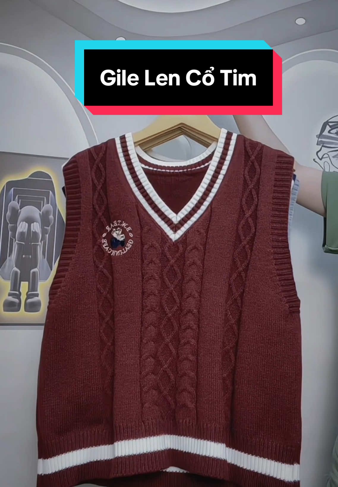 Áo Len Gile Cổ Tim #thoitrangnu #macdepmoingay #xuhuong #yfp #xh #viralvideo #gile #aolen 