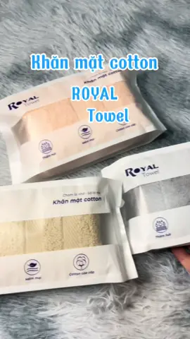 Khăn mặt cotton ROYAL Towel #khanmatcotton #khanmat #khanmatroyaltowel #xuhuong 