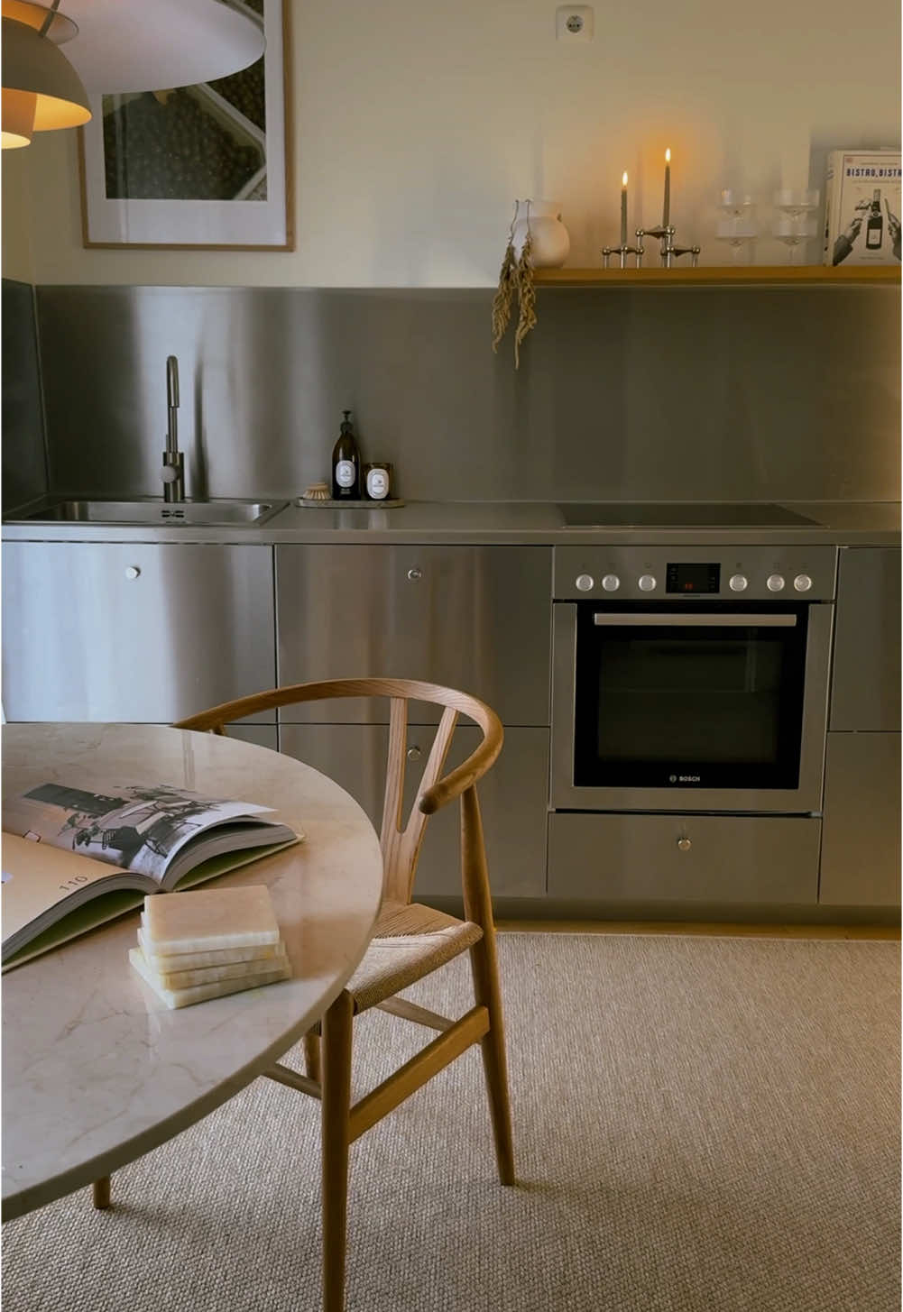 6 month living in this apartment and I guess this is by far my favorite transformation. 🩶  #beforeafter #homeupgrades #kitchenaupgrade #kitchenmakeover 