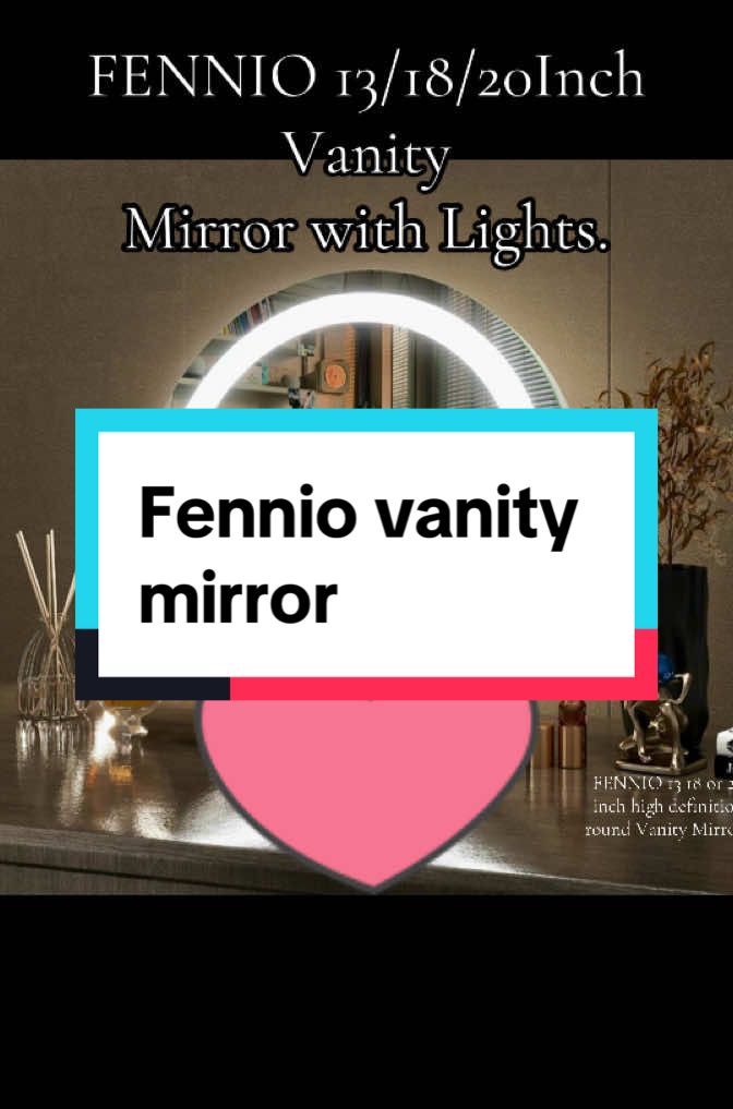 #FENNIO #FENNIOMIRROR#makeupmirror #makeup #mirror #FreshForWinter #TikTokShopHolidayHaul#womensgift #lightedmirror 