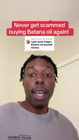 Replying to @Jacci_O never get scammed buying Batana oil again! #batanaoil #realbatanaoil #batanaoilbenefits 