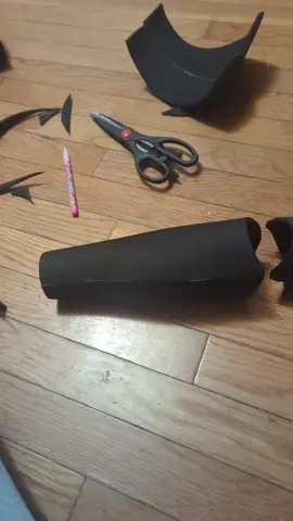 The process of making extra arms for Angel Dust #cosplay #hazbinhotel #angeldust #angeldustcosplay 