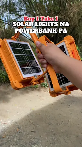 Buy 1 take 1 SOLAR LIGHTS NA POWERBANK PA #solarlights #solar #light #lights #outdoorlights #emergencysolarlights #solarlightswithpowerbank 