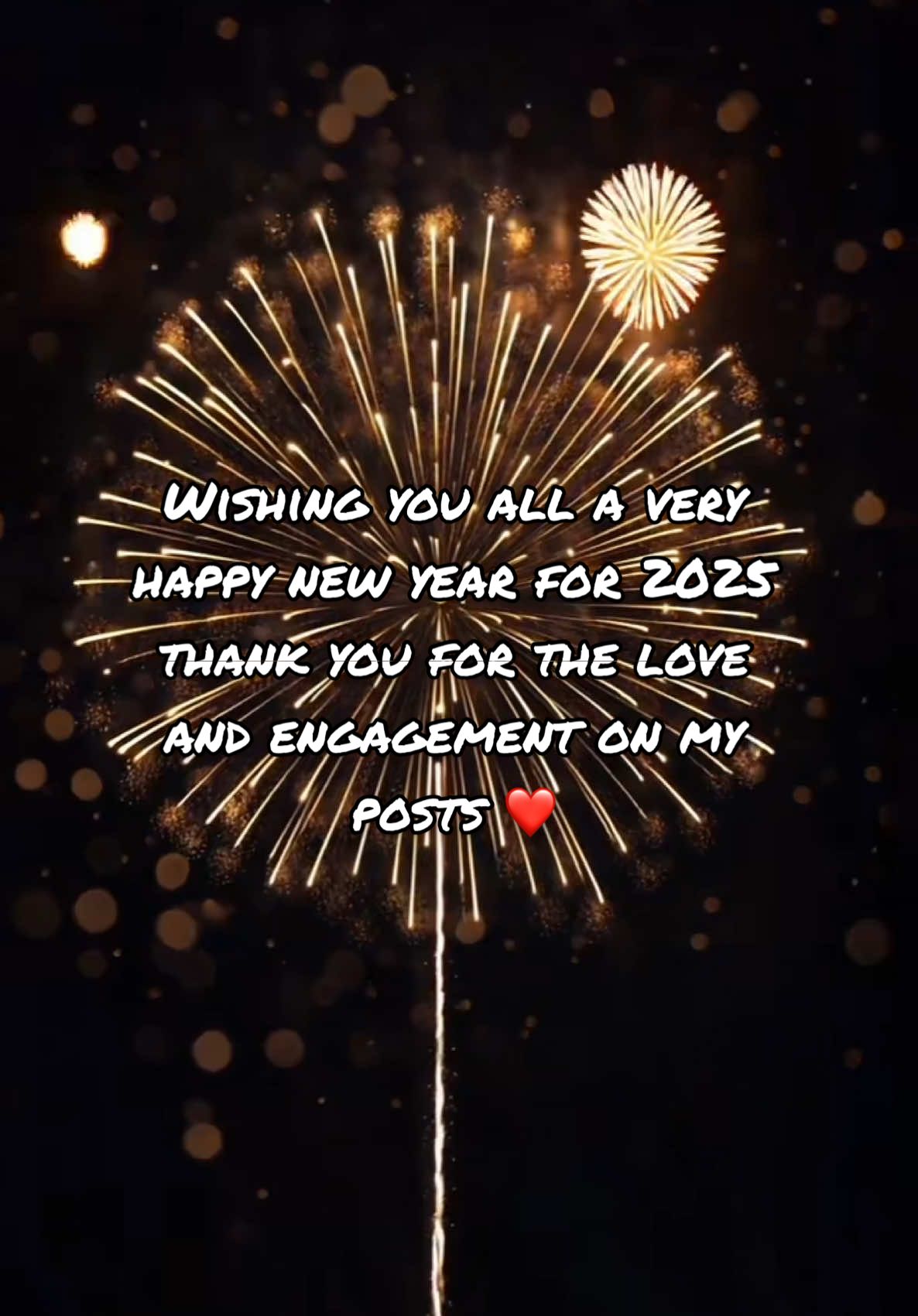 🎆🎇Want to wish all my followers a big Happy New Year! 🎆🎇I hope that this is your year! I will be seeing the new year in bed unfortunately with this 🤧 flu, but feeling positive for what 2025 will bring #newyear #happynewyear #newyearwishes #fyp #followers #bestwishes 
