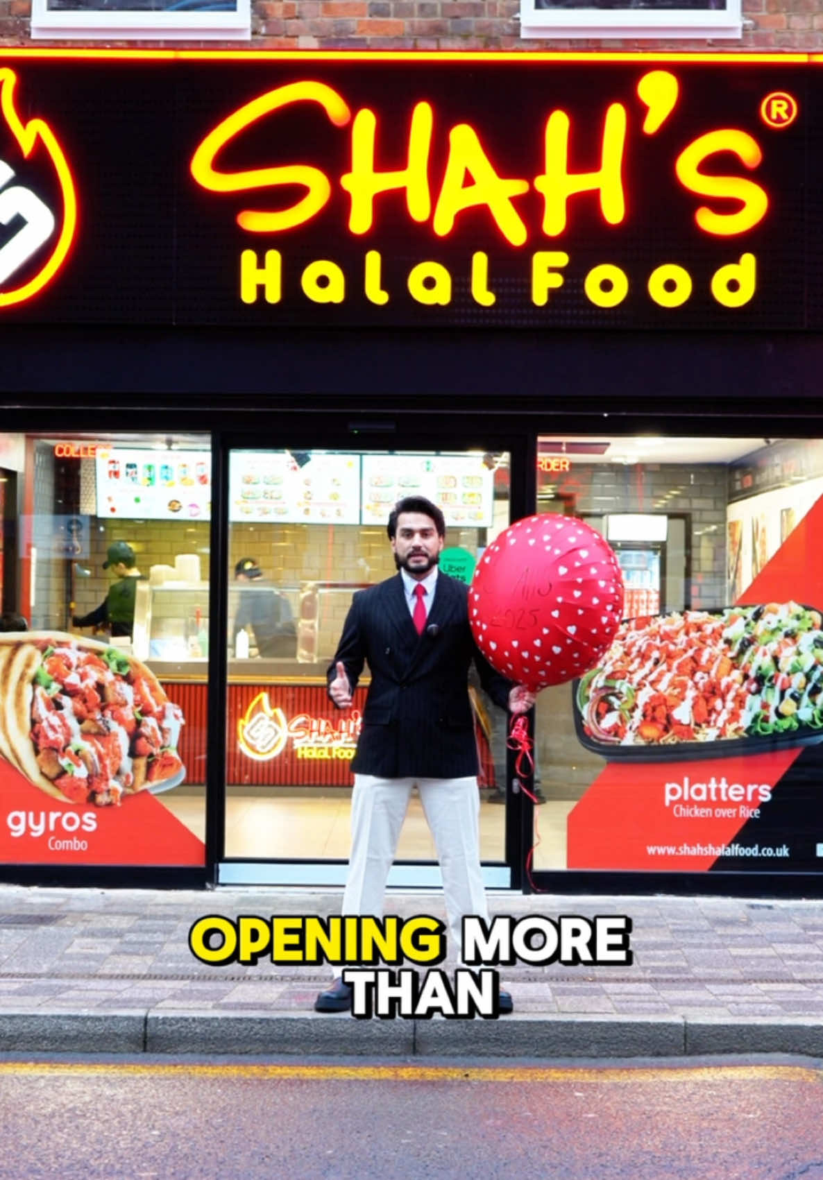 Shah's Halal Food is taking over London and beyond in 2025. 🎉  Thank you for your incredible support,  we’re bringing the freshest, tastiest, and most delicious platters, gyros, and salads right to your doorstep.  Keep an eye out for a location coming soon near you! 👀 #shahhalalfood #shah #halalfoodlondon #halalfood #halal #newyork #london #chicken #lamb #gyro #viral #2025 #sauce #newyear #whitesauce #bizhannero #actor 