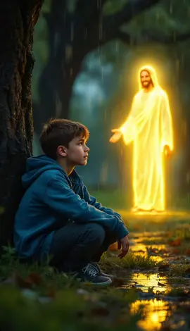 Jesus ist King #jesus #viral #rain #angel #jesusisking #jesuslovesyou  #park #explore #reels #light #bright #fyp #foryou #fy #viralvideos 