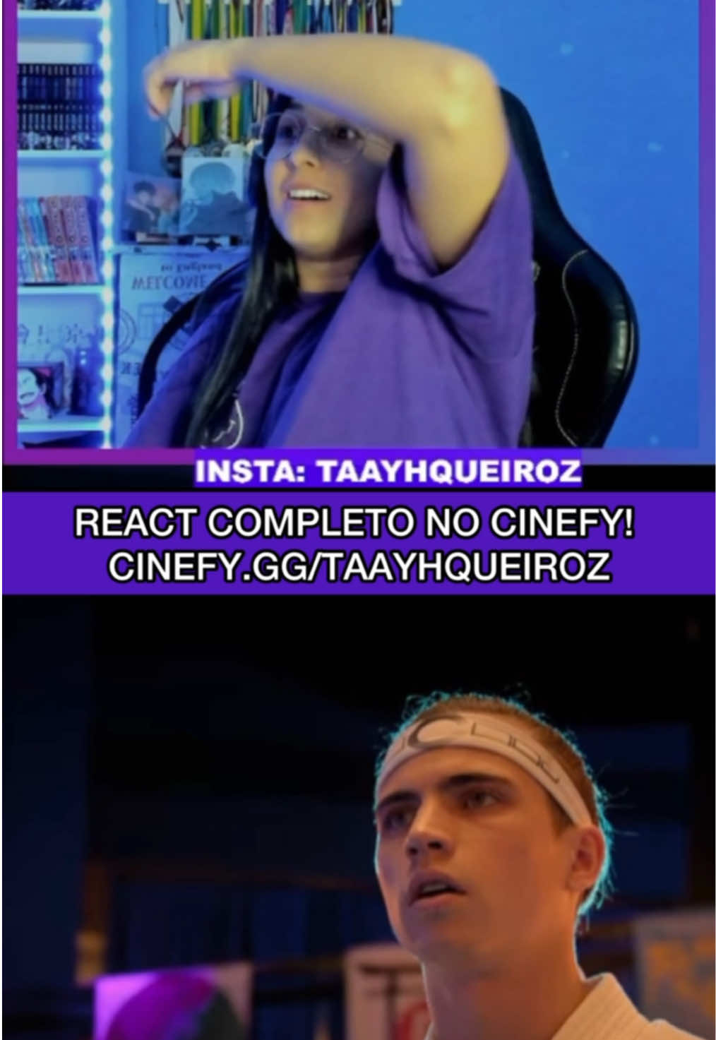 TORY tomando a frente, amoooo #cobrakai #react #thayreact 