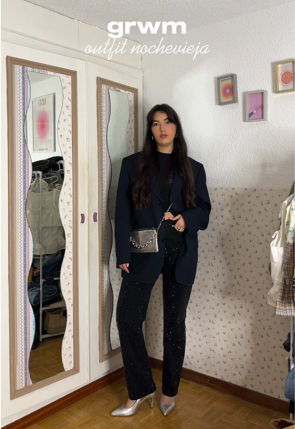 Mi outfit para esta nochevieja🪩 cada vez más básica 🙄 ig: amandasanchezgar #outfitañonuevo #outfitnochevieja #outfitfiesta