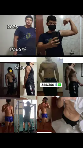 Mi cambio de físico en un año. (Tengo 15) Tal vez no fue un buen año para mi, pero logré enfocarme en mí mismo para cambiar física y mentalmente.  