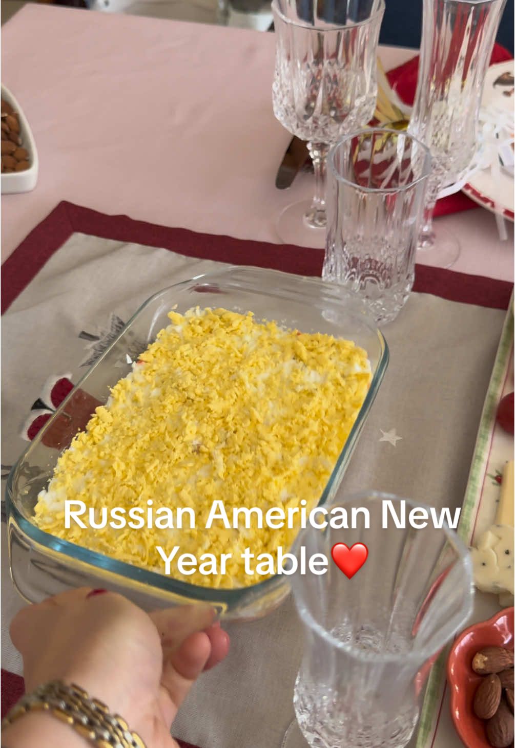 Happy New Year menu Russian-American style😍 #happynewyear #menu #food #2025 #russianamerican