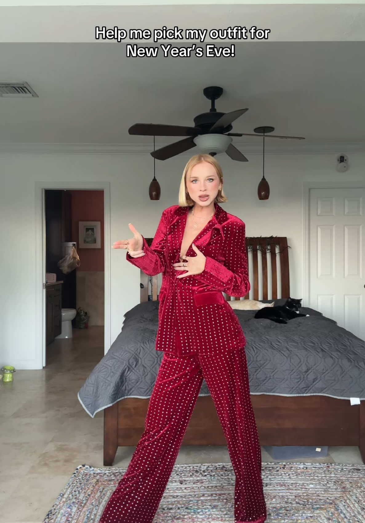 Help me pick my outfit for NEW YEARS EVE! I love you! #fyp #foryou #grwm #OOTD #grwmstorytime #newyear #2025 #storytime 