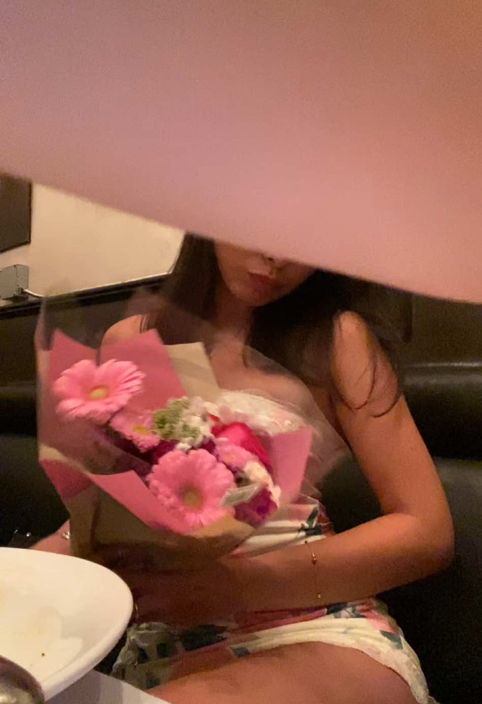 flowers matched my dress + the gorgeous @Sylvia luv u