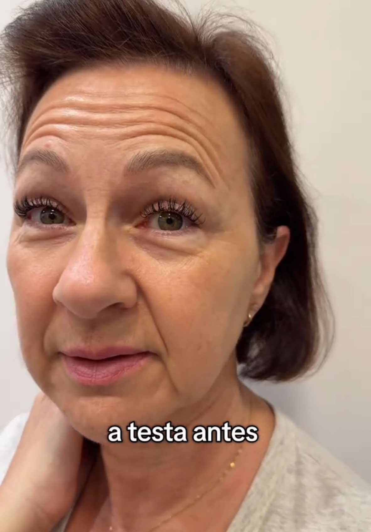 Minha sogra de 53 anos usando meu sérum botox, maravilhosa ❤️ #serumbotox #pelemadura #skincare #serumfacial