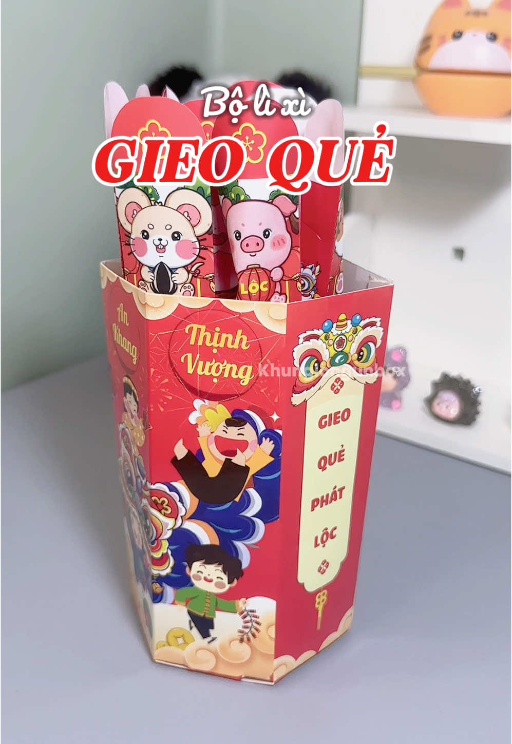 Lì xì kiểu gieo quẻ vừa hồi hộp vừa vui nè #lixi #baolixi #baolixitet #lixigieoque #baolixi2025 #tet2025♥ #lixigiare #baolixidep 