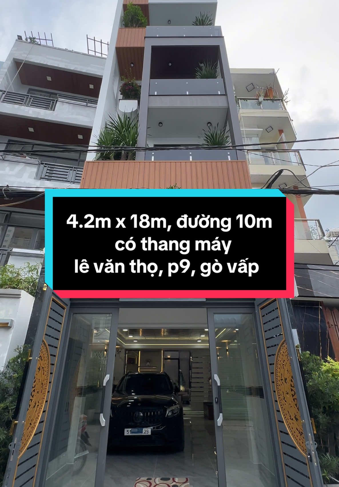 Nhà có thang máy mặt t.iền k.inh doanh buôn b.án lê văn thọ, p9, gò vấp #nhapho #nhadep #batdongsan #nhacothangmay 