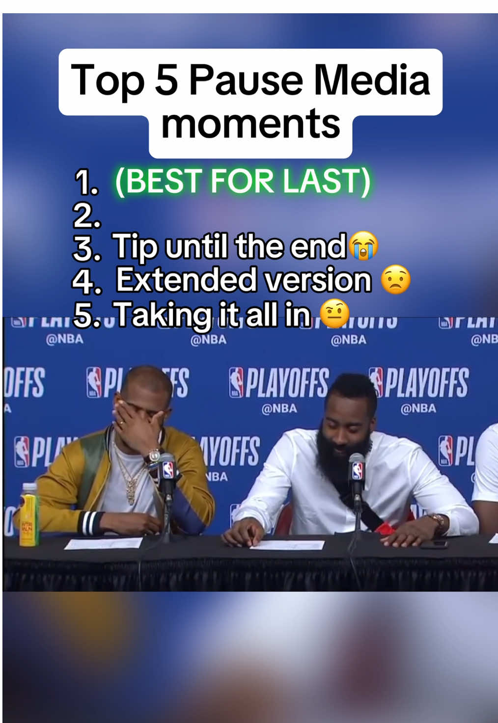 Top 5 Pause Media moments! #top5 #funnymoments #NBA #nfl #pause #foryoup #fyp 
