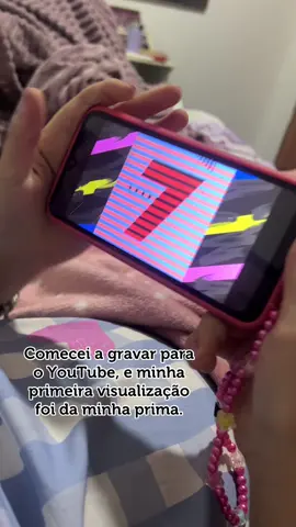 Minha primeira visualização no YouTube foi da minha prima. #YouTube #Começo #PrimeiraView  
