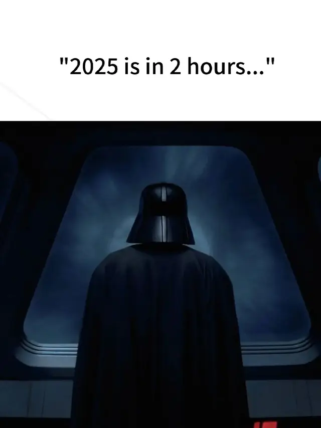 video published at 10 pm on December 31, 2024 || #2025 #newyear #holiday #starwars #darthvader #nostalgia #anakinskywalker #fyp #parati #foryou #viral  @TikTok 